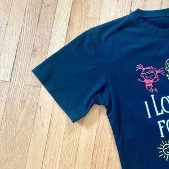 Teacher Inspiring Message Black Graphic T-shirt - Colorful Daycare Teacher Sz  S - Picture 6 of 8